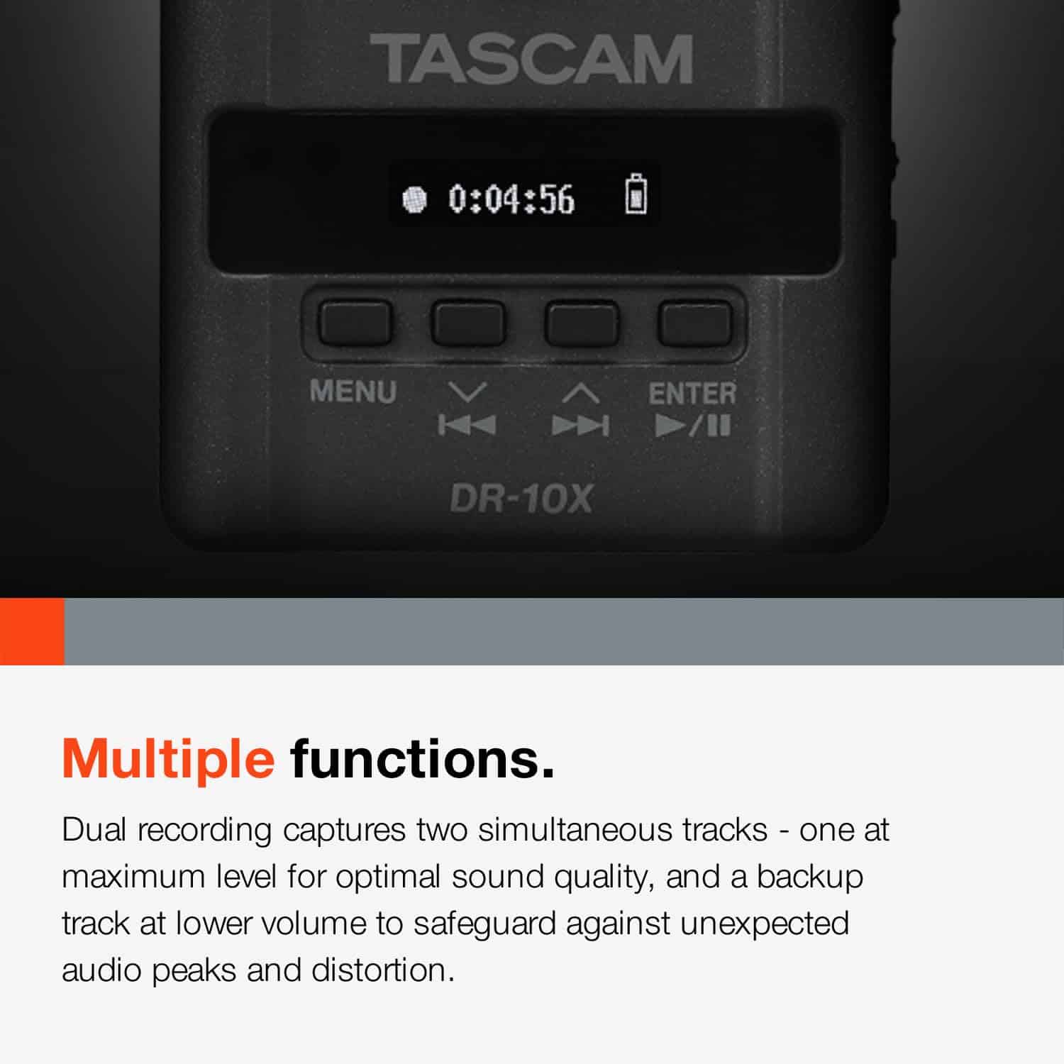 Grabadora Digital Portátil de Audio XLR TASCAM para - Imagen 8
