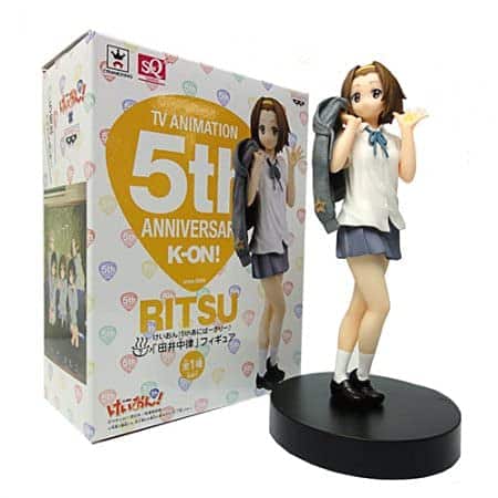 Figura Banpresto K-ON! Ritsu Tainaka 7" SQ 5º Aniversario - Imagen 3