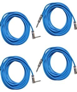 Seismic Audio Cables de Guitarra, Cable de Ángulo Recto a