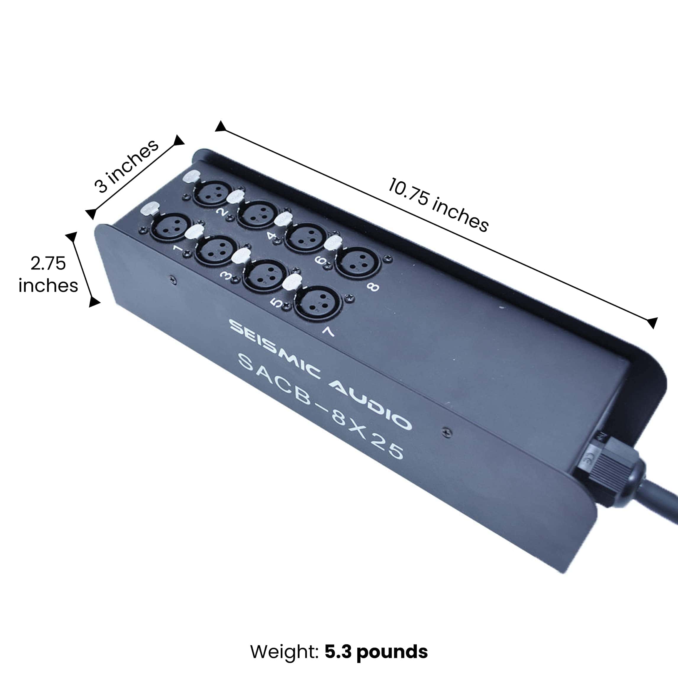 Cable de Serpiente Sub Send XLR de Bajo Perfil de 8 Canales - Imagen 3
