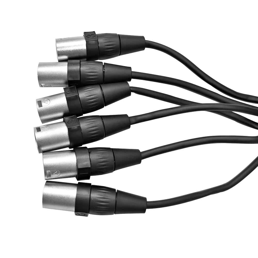 Cable Serpiente de Envío Sub de Bajo Perfil XLR de 6 - Imagen 5
