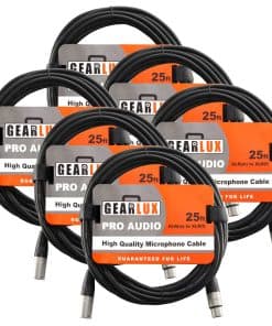Cable de Micrófono XLR Gearlux, Totalmente -uete de 6