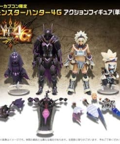 Set de 4 figuras de acción Monster Hunter 4G CFB (Solo) (e