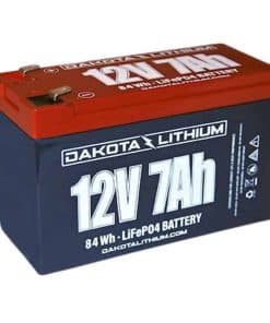 Batería de ciclo profundo Dakota Lithium de 12V 7Ah LiFePO4
