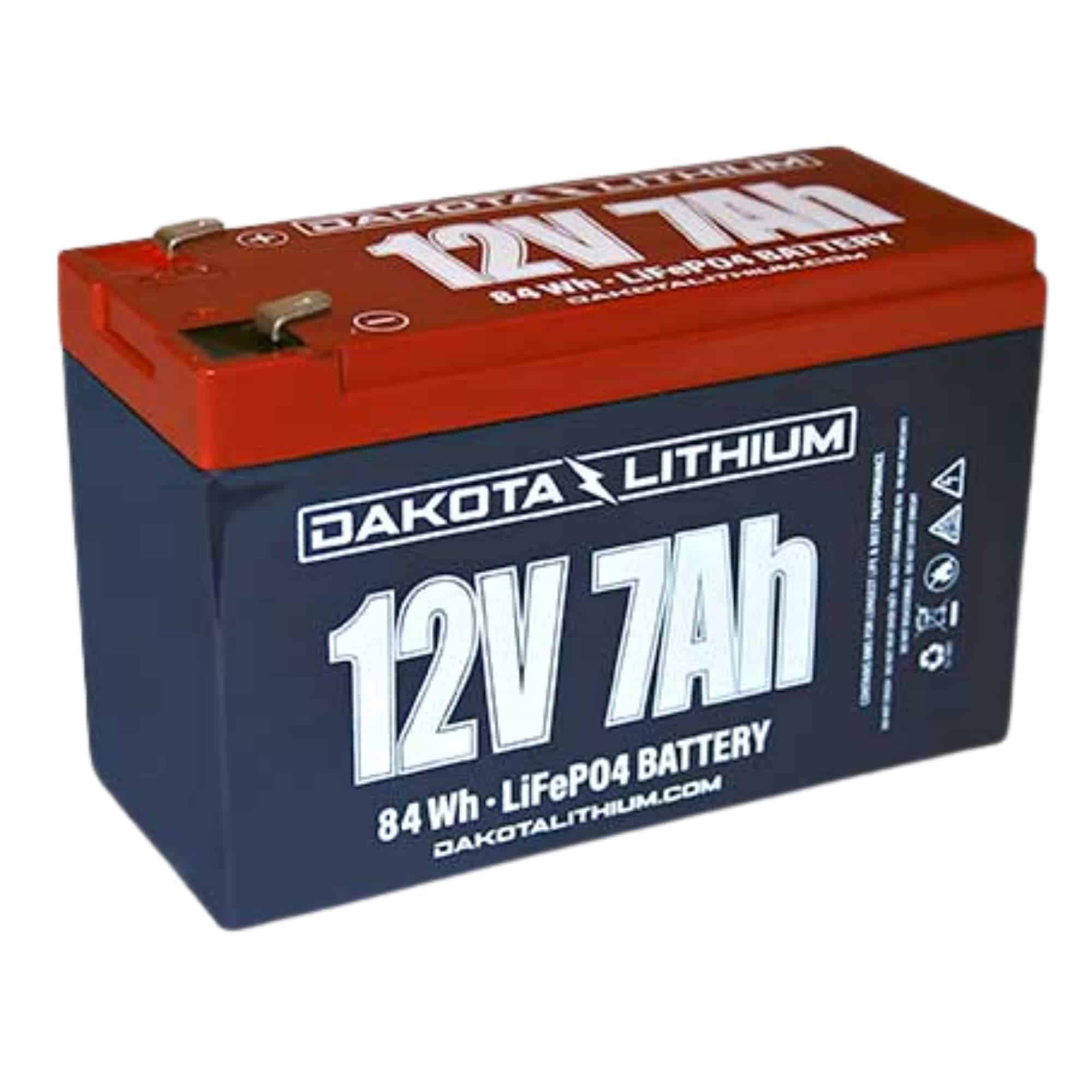 Batería de ciclo profundo Dakota Lithium de 12V 7Ah LiFePO4