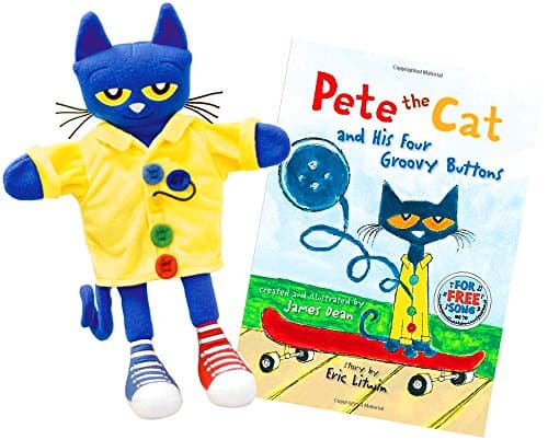 Set de Marioneta de Pete the Cat y Sus Cuatro Botones