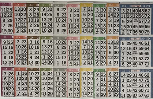 Juego de Cartones de Bingo de American Games - 3 Cartones -