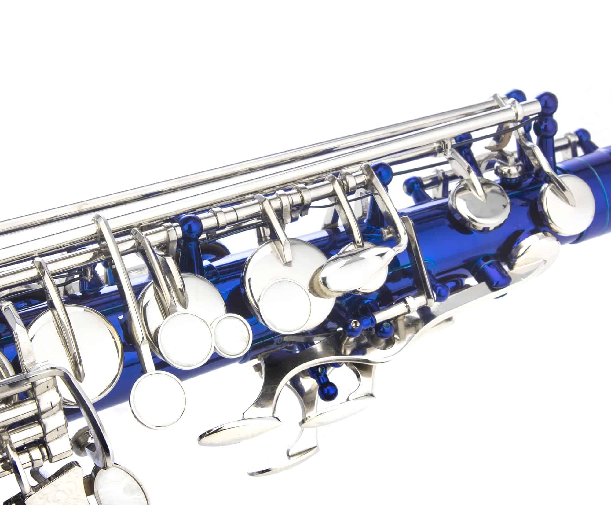 Saxofón Alto en Mi bemol Glory Azul/Plata con 11 cañas, 8 - Imagen 9