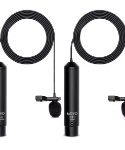 Kit de micrófono Lavalier Movo LV4 Phantom Power XLR para