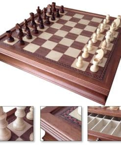 Juego de Mesa de Ajedrez de Lujo 4 Less CO 19" con Tablero