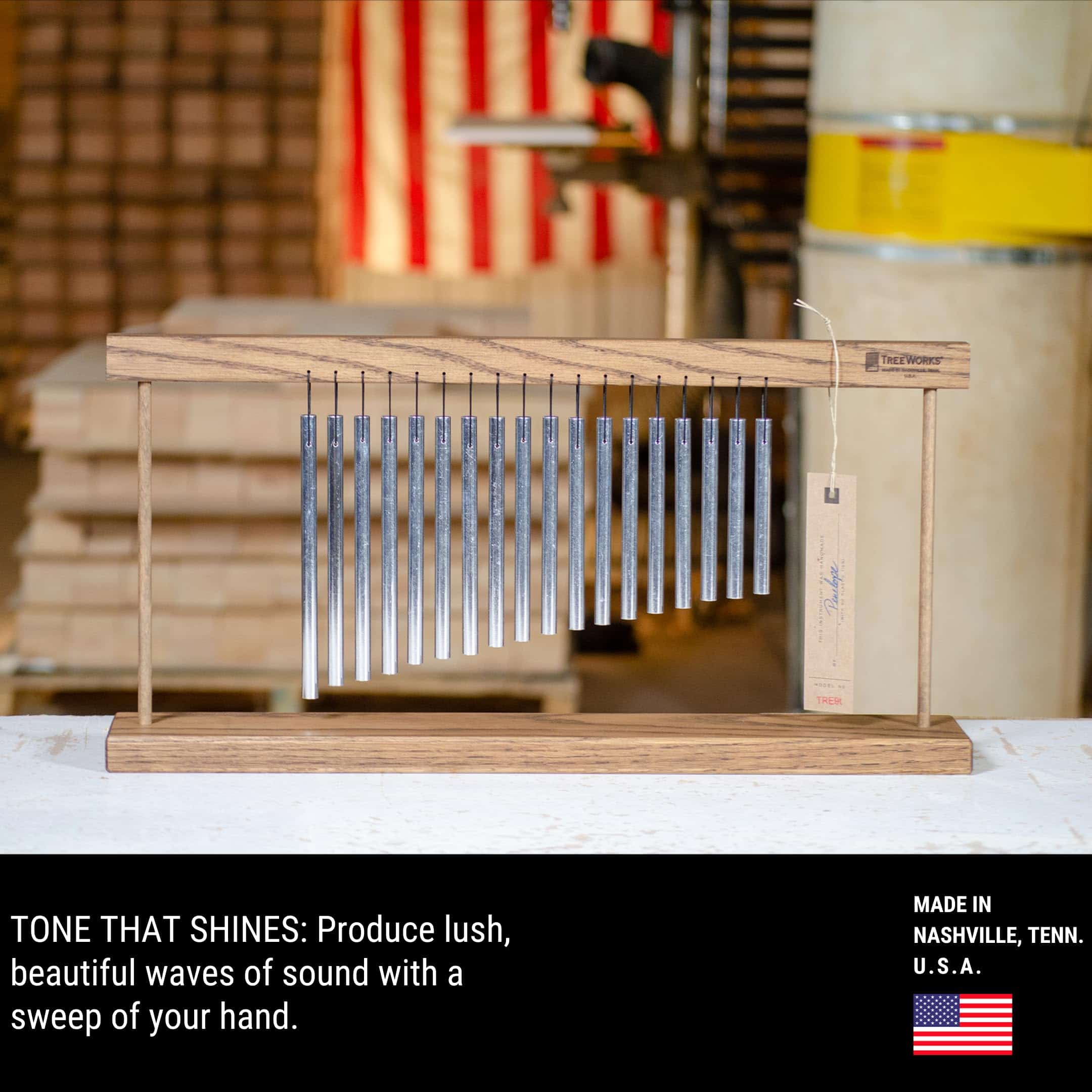 Treeworks Chimes Medium Top Bar Chime - Hecho en EE. UU. - - Imagen 3