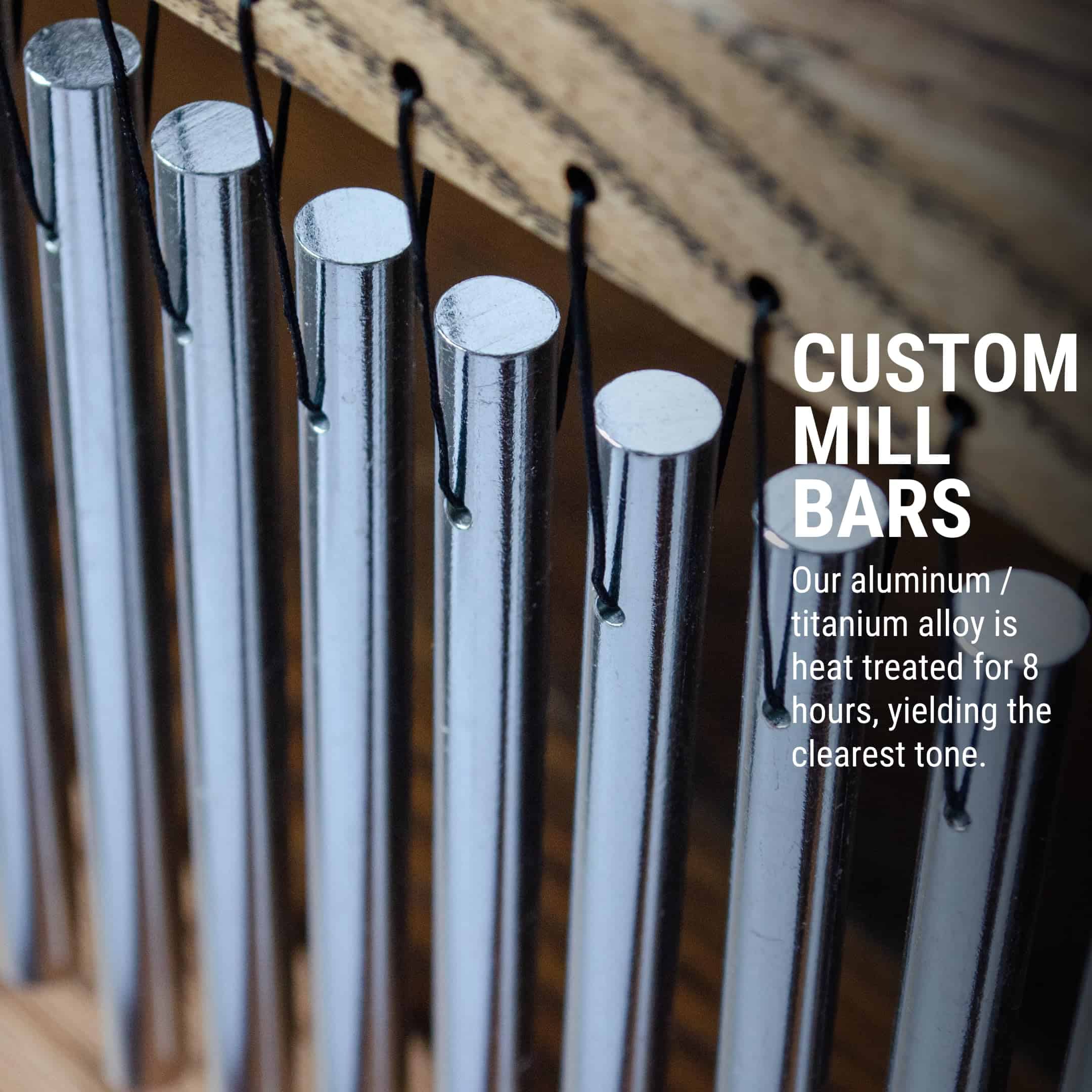 Treeworks Chimes Medium Top Bar Chime - Hecho en EE. UU. - - Imagen 4