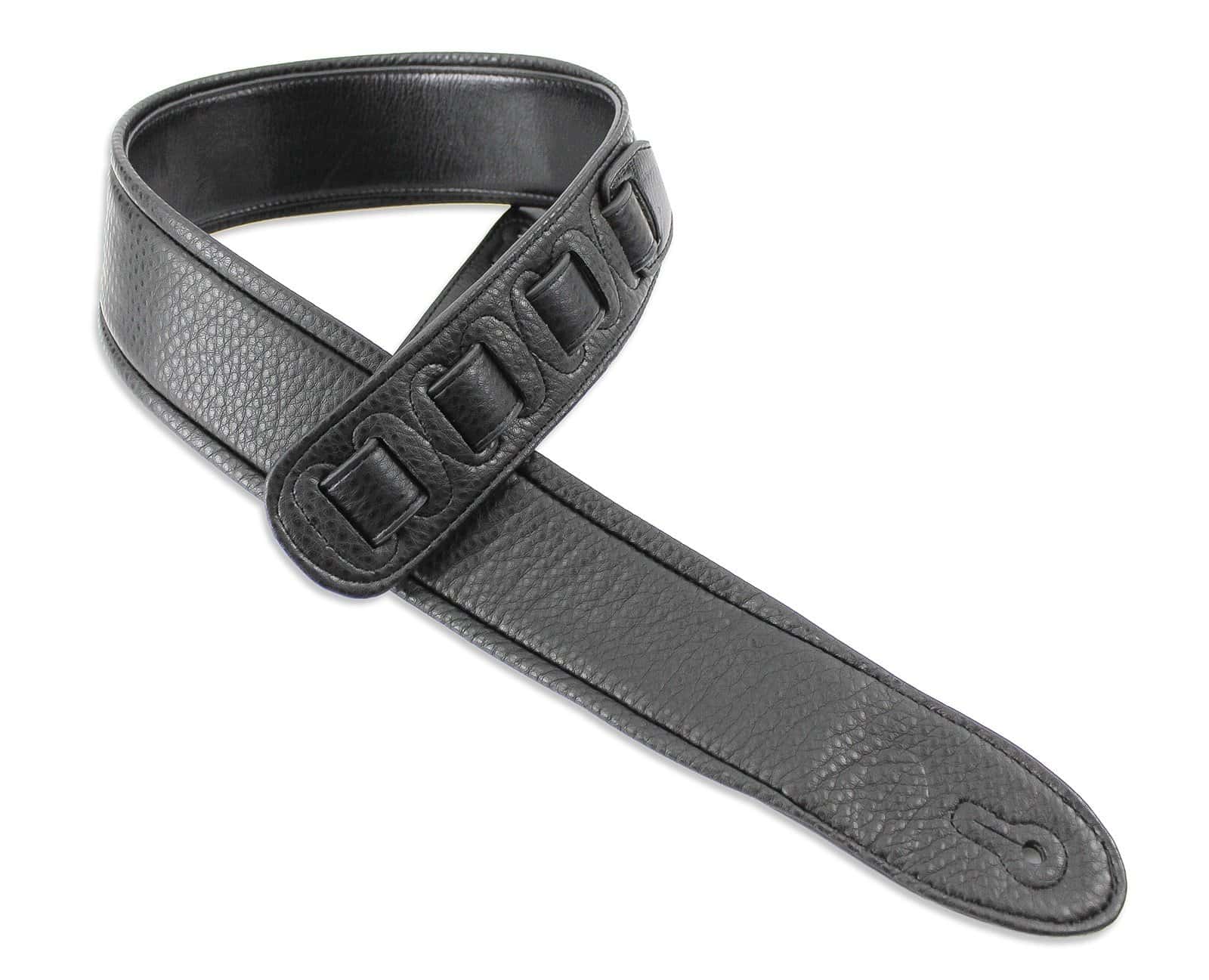 Correa de guitarra Walker & Williams G-26 Negro de alta - Imagen 4