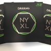 3 Sets de Cuerdas para Guitarra Eléctrica D'Addario NYXL
