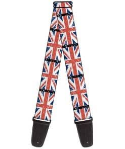Correa de guitarra Buckle-Down - Bandera del Reino Unido