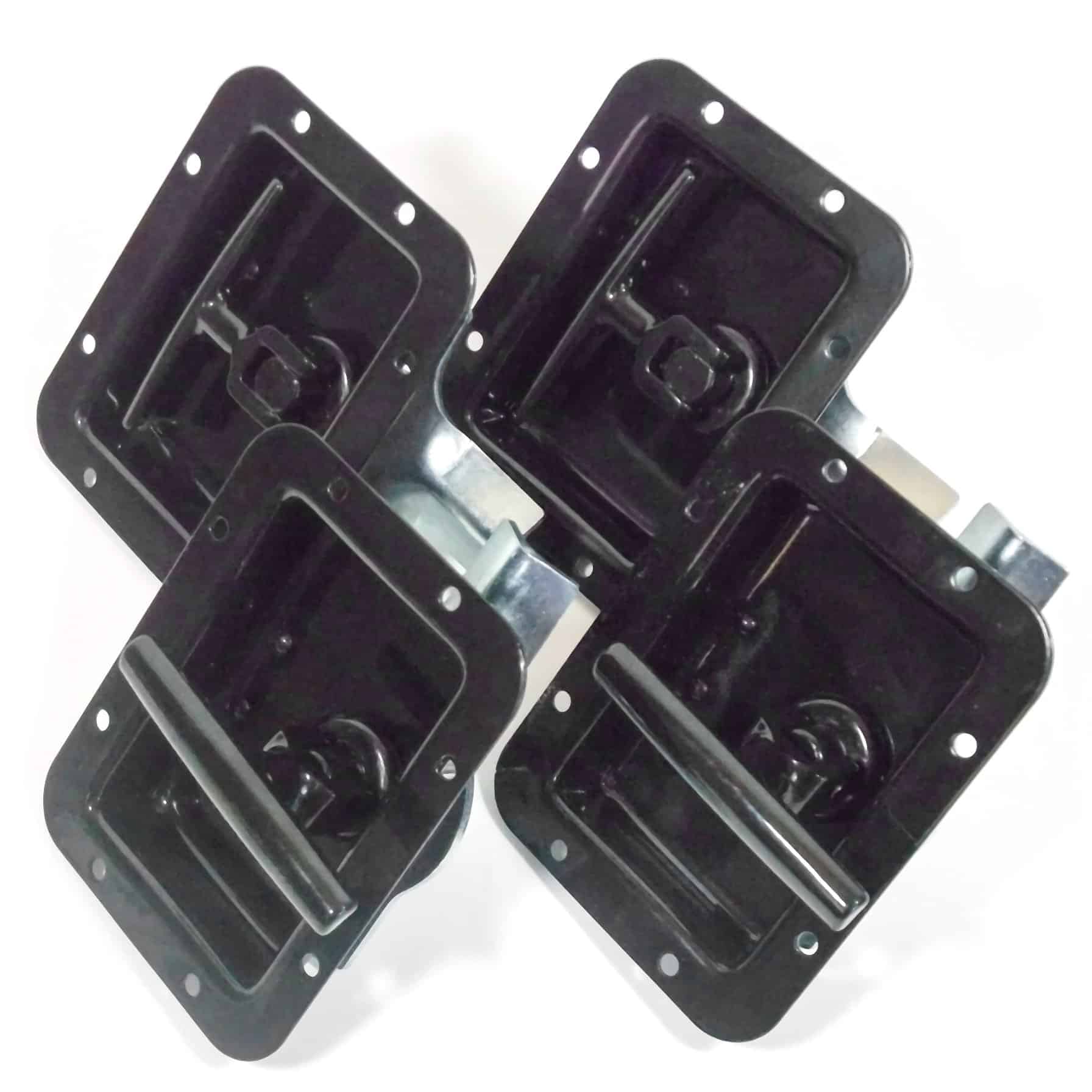 Red Hound Auto 4 Pack RV Paddle Lock Negro Mango Plegable - Imagen 3