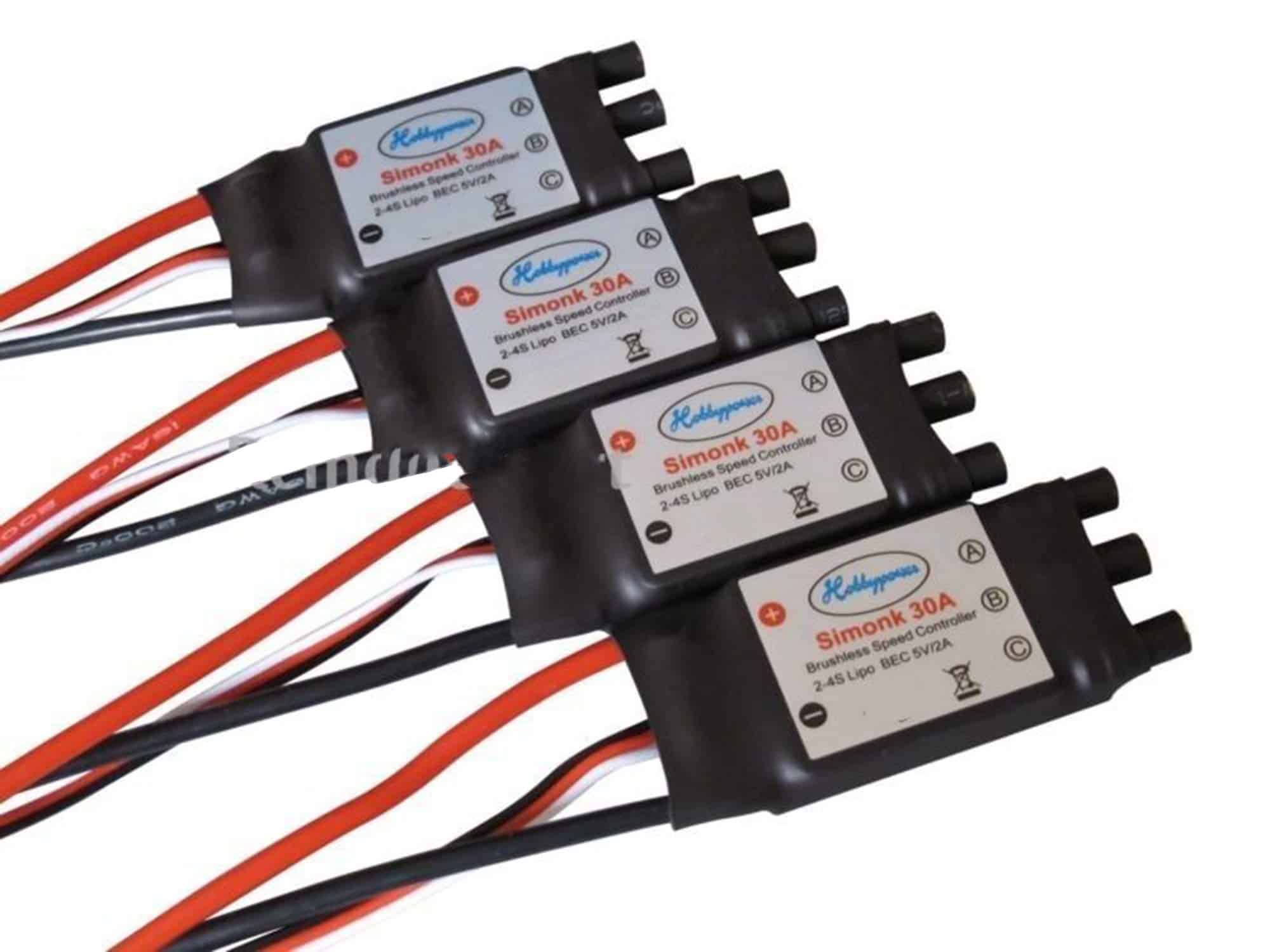 Hobbypower SimonK 30A ESC Controlador -ete de 4)