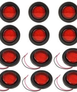12PCS Luces LED Redondas Premium de 2.5" para Remolque