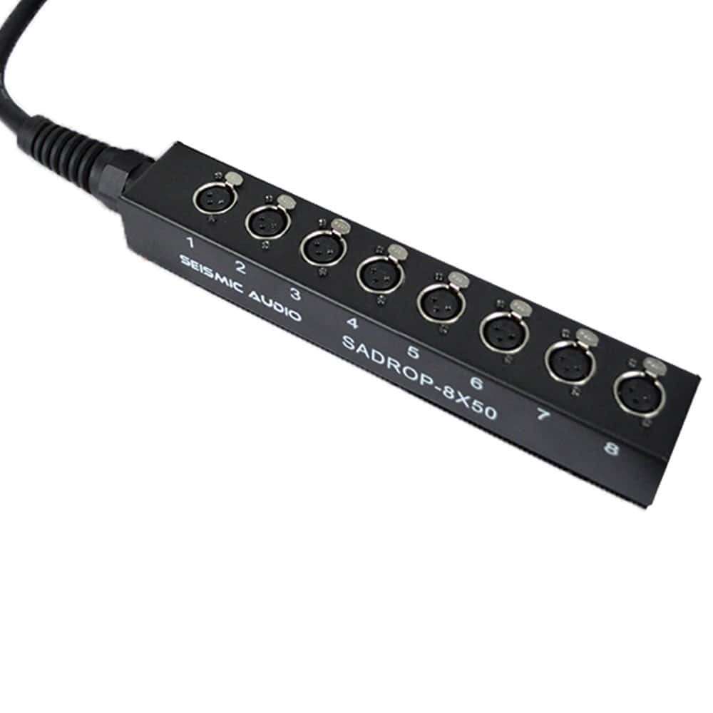 Cable Serpiente de 8 Canales Seismic Audio SADROP-8x50, 50 - Imagen 3