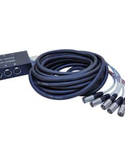 Seismic Audio SADMS-6x30 6 Channel Compact Sub Snake, 30