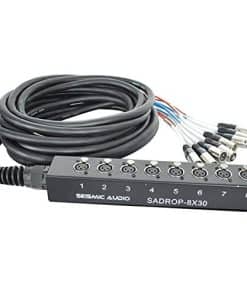 Cable Serpiente de 8 Canales Seismic Audio SADROP-8x30, 30