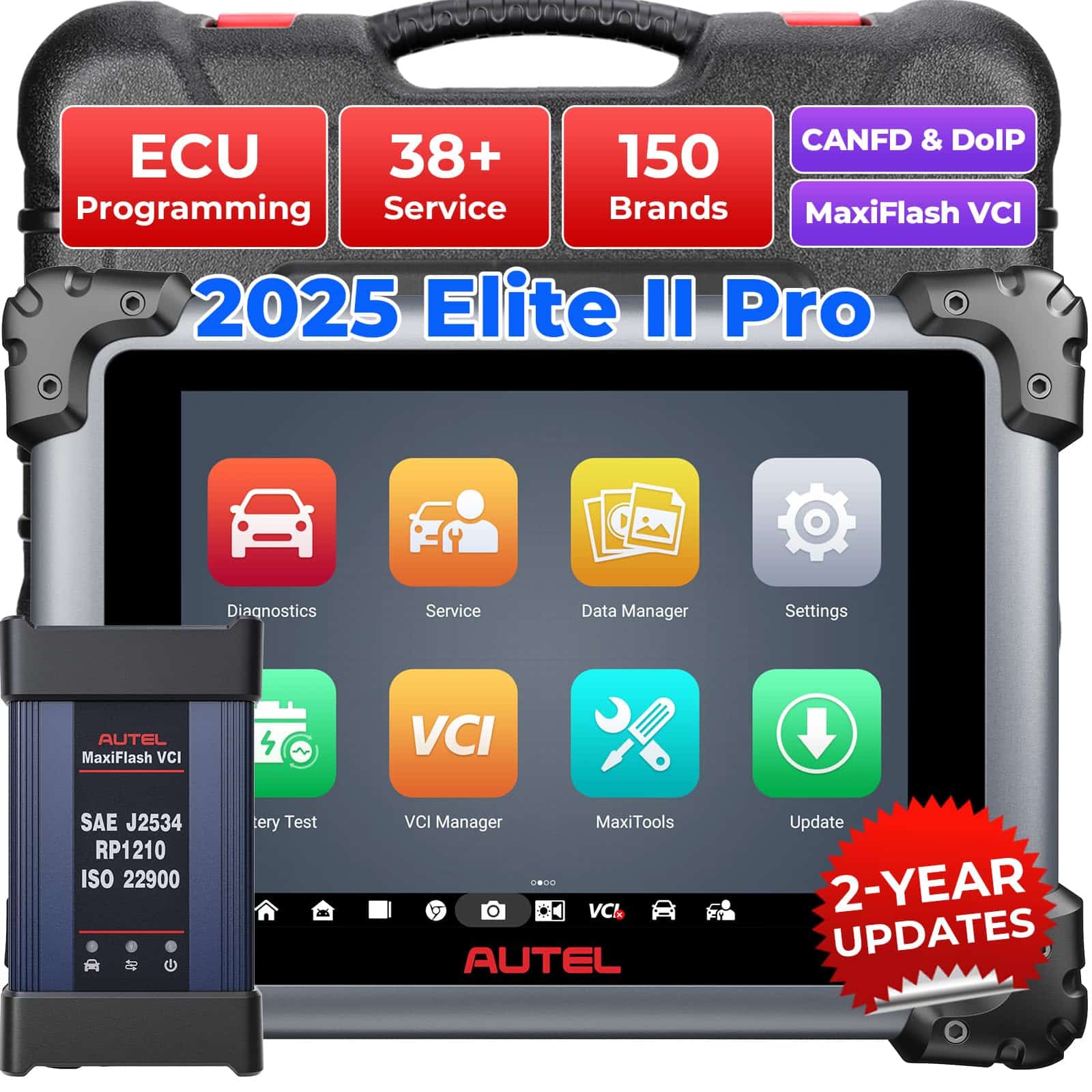 Autel MaxiSys Elite II Pro Scanner: 2025 2-Years Free
