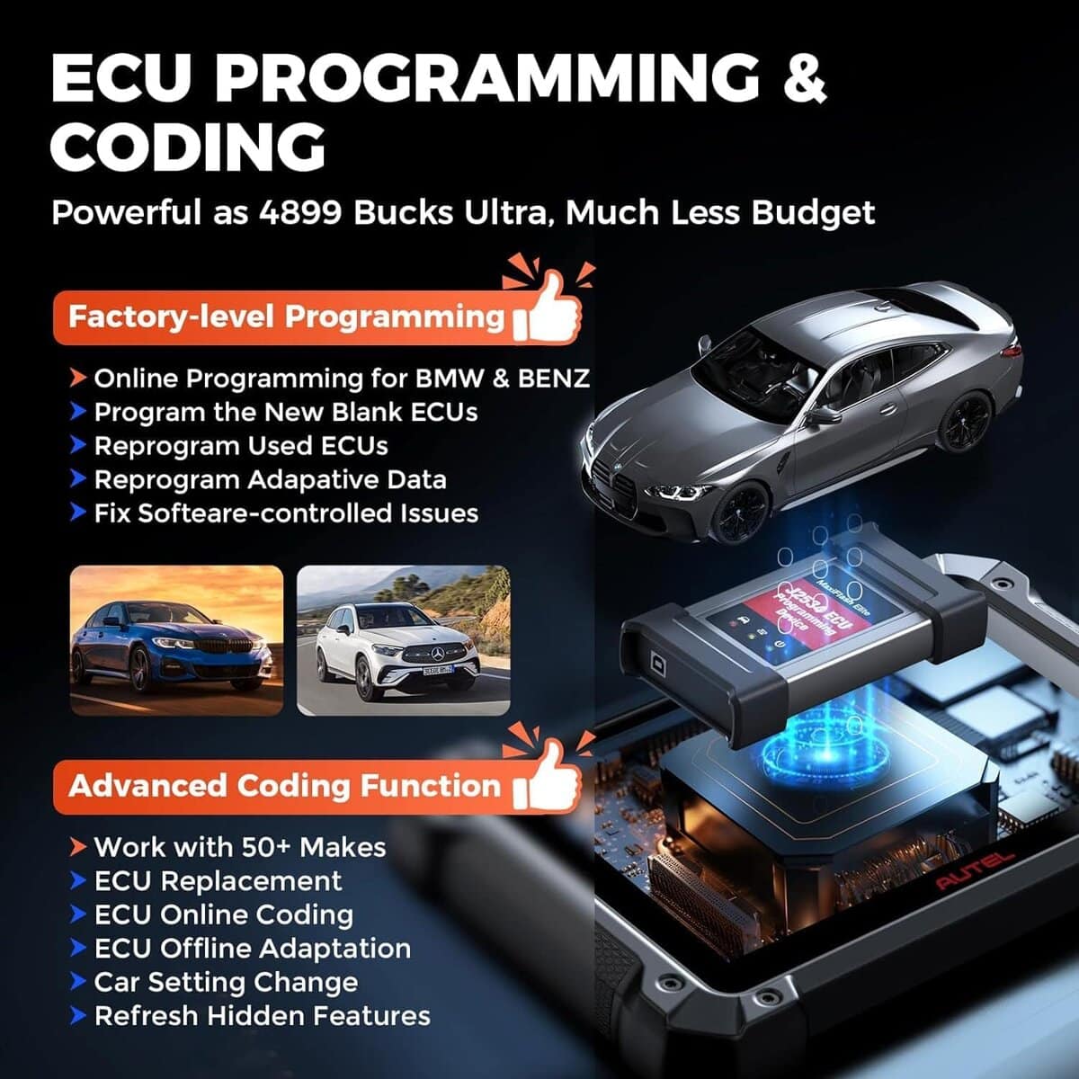 Autel MaxiCOM MK908 Pro II MK908P II: Herramienta de - Imagen 5