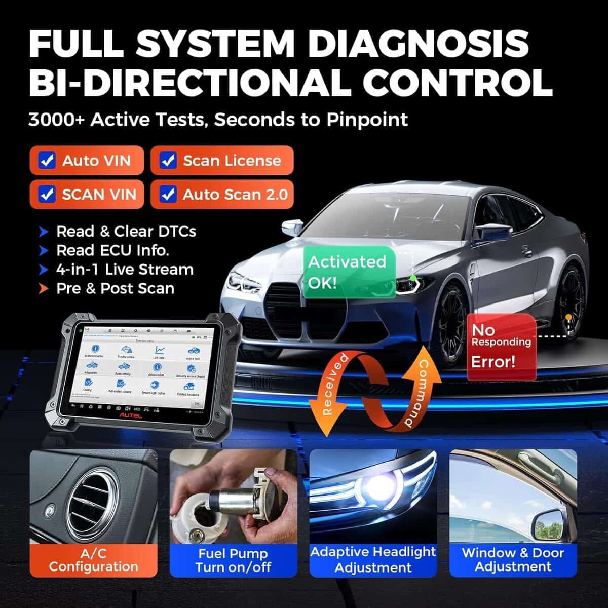 Autel MaxiCOM MK908 Pro II MK908P II: Herramienta de - Imagen 6