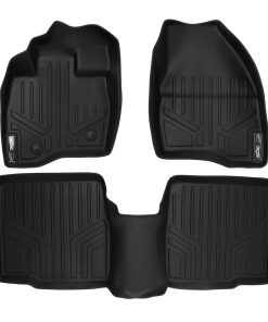 Tapetes de Piso a Medida MAXLINER Juego de 2 Filas Negro