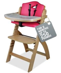 Silla alta convertible de madera Abiie Beyond Junior para