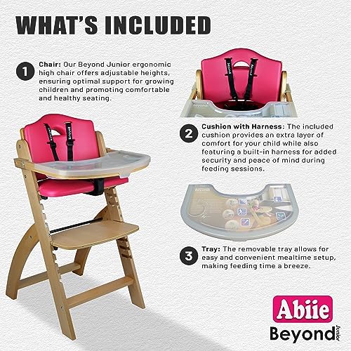 Silla alta convertible de madera Abiie Beyond Junior para - Imagen 4