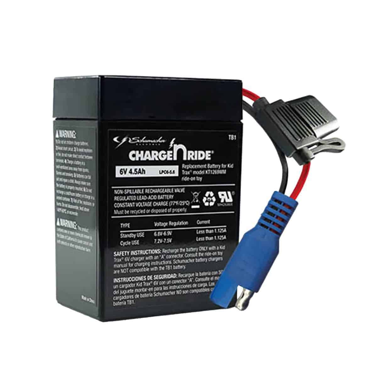 Batería eléctrica Schumacher de 6V para juguetes montables