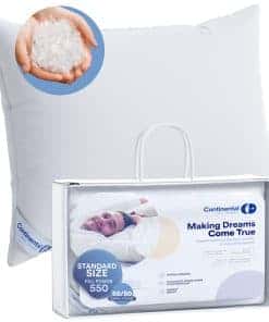 Almohada de Plumas de Ganso de Lujo Continental Bedding