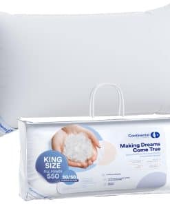 Almohadas de plumas de ganso de lujo Continental Bedding