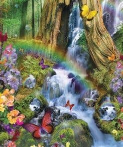 Rompecabezas de 1000 piezas Woodland Butterflies