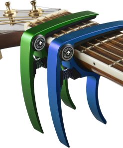 Guitar Capo (Paquete de 2) para Guitarras, -rde+Azul)