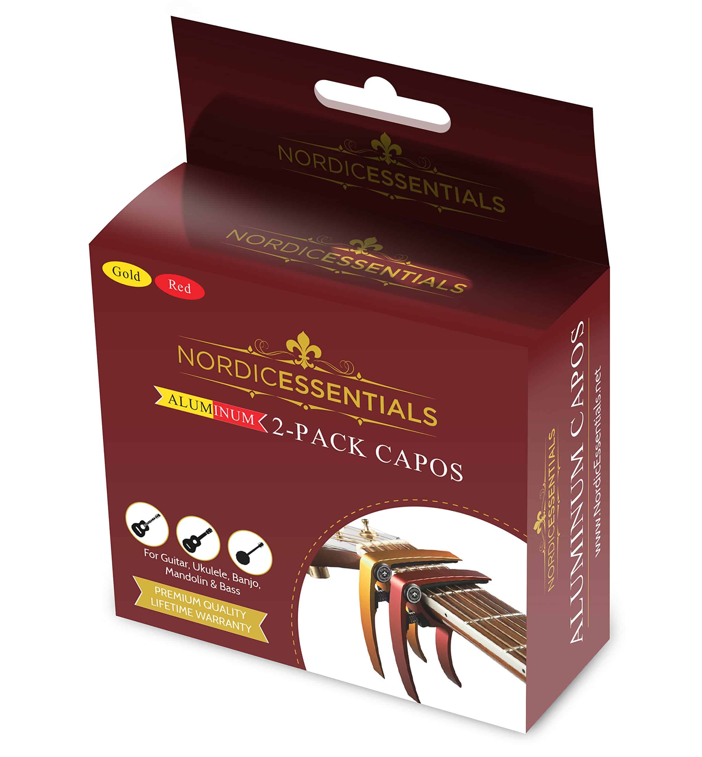Guitar Capo (Paquete de 2) para Guitarras, -Nordic Essential - Imagen 8