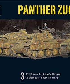 Conjunto de figuras de guerra Bolt Action Panther ZUG alemán