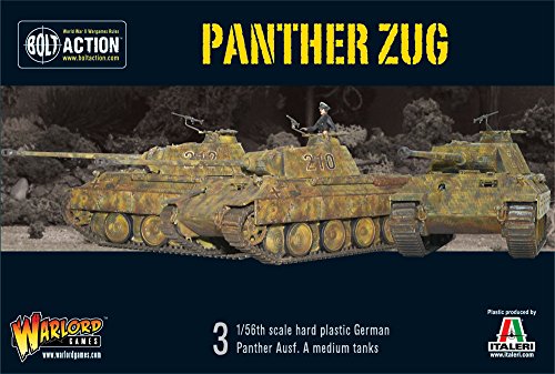 Conjunto de figuras de guerra Bolt Action Panther ZUG alemán