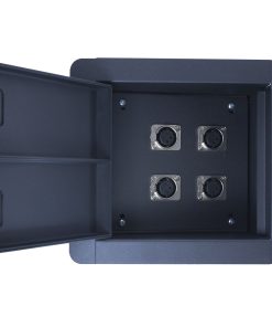 Caja de suelo empotrable para escenario de audio