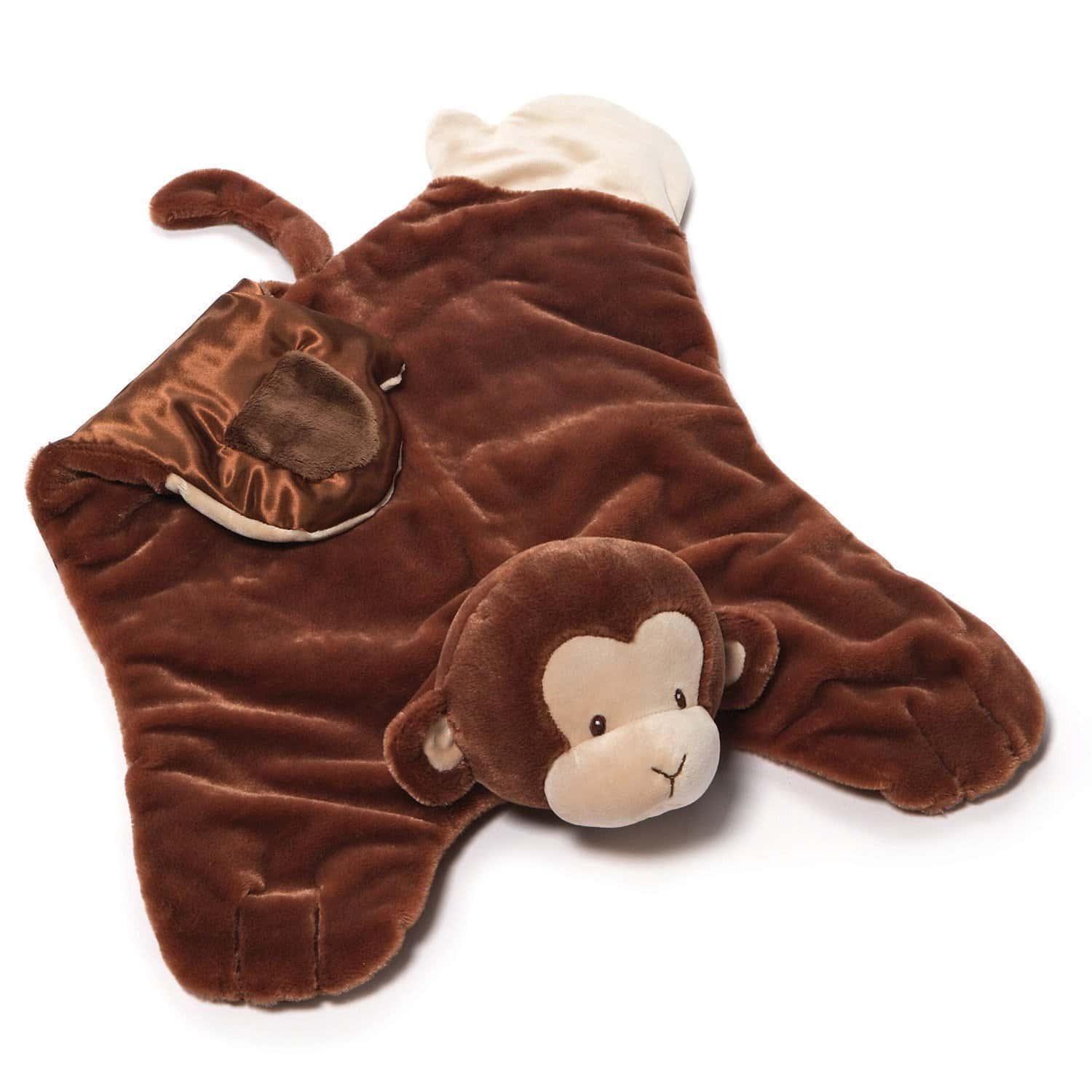 Manta de seguridad para bebé Gund Baby Nicky Noodle Monkey