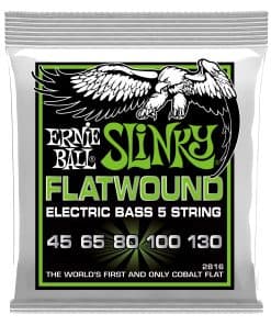 Cuerdas de bajo plano para guitarra eléctrica de 5 cuerdas