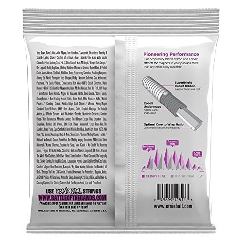 Cuerdas de Bajo Eléctrico Power Slinky Cobalt Flatwound - Imagen 3