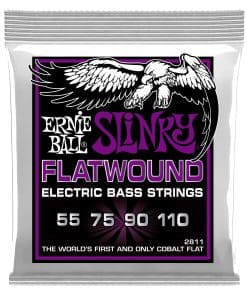 Cuerdas de Bajo Eléctrico Power Slinky Cobalt Flatwound