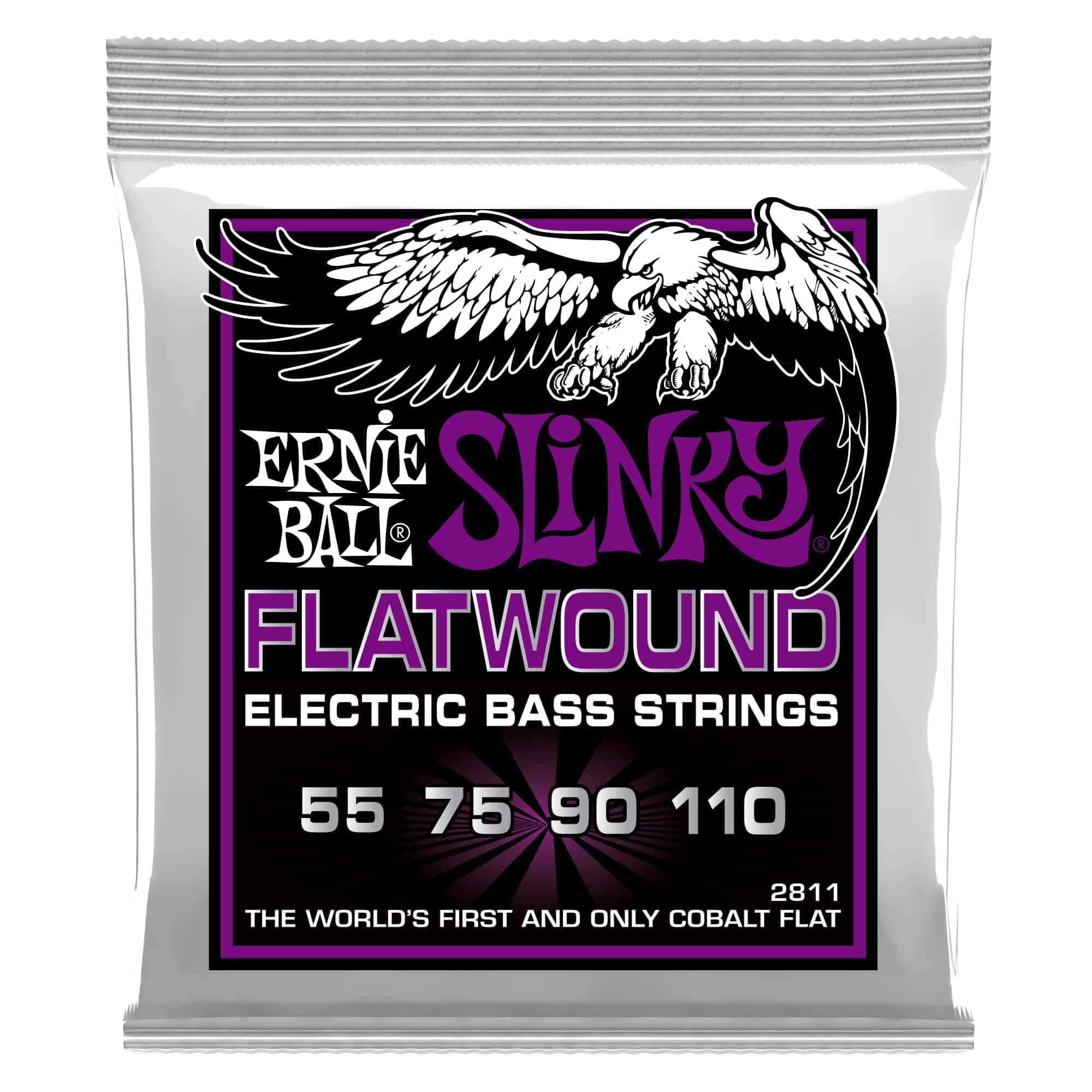 Cuerdas de Bajo Eléctrico Power Slinky Cobalt Flatwound