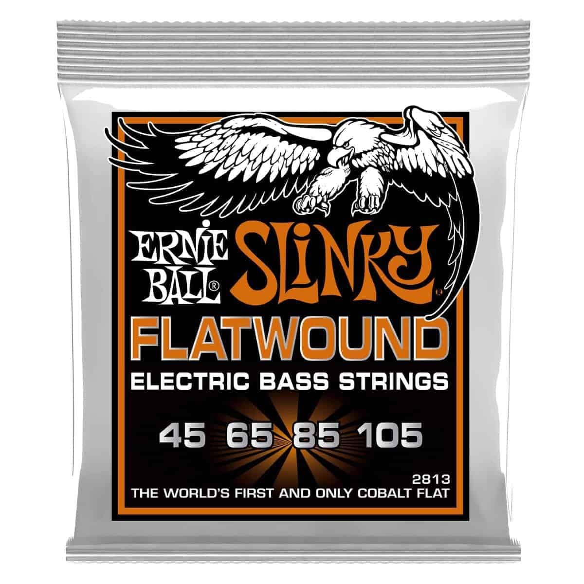 Cuerdas de bajo eléctrico híbridas Slinky Cobalt Flatwound
