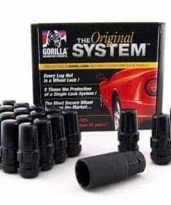 Gorilla Automotive 76644NBC Negro 14mm x 1.50 Tamaño de