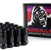 Gorilla Automotive 45088BC-20 Tuerca negra de acero forjado