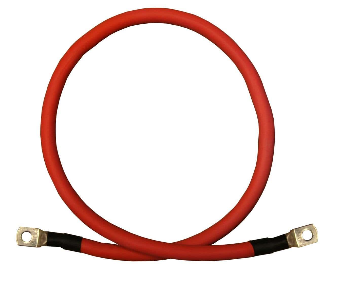 2 AWG Calibre Rojo + Negro Cables de Batería de Cobre Puro - Imagen 6