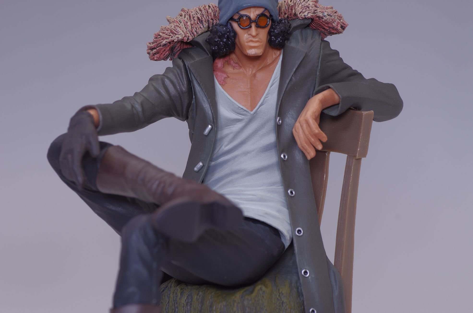 Figura Banpresto One Piece 6 pulgadas Kuzan Serie Creator x - Imagen 6